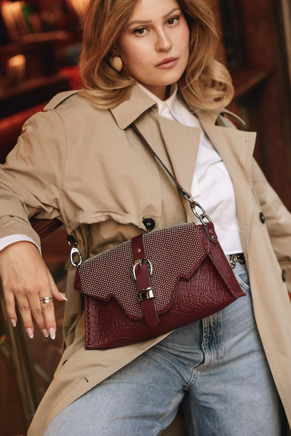 Individual Art Leather - "Go your own way" Cherry Nickel