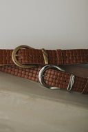 Individual Art Leather - "Landslide" belt Taba Bronze
