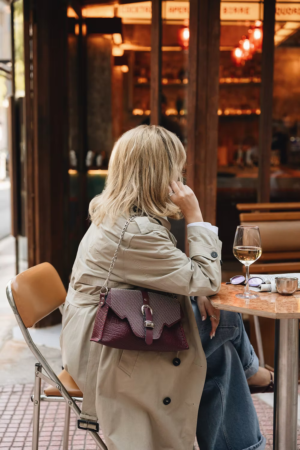 Individual Art Leather - "Go your own way" Cherry Nickel