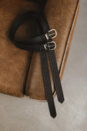 Individual Art Leather - "All Right" belt Black Nickel