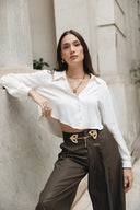 Individual Art Leather - "Keepshake" belt Black Gold