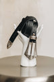 Individual Art Leather - "Sweet One" belt Black Nickel