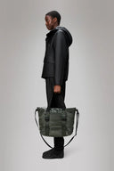 RAINS - Puffer Mix Tote Bag Mini Swamp