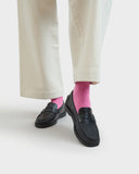 MANEBI - Women Leather Penny Loafers Black