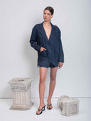 CAPETANISSA - Mira shorts Navy