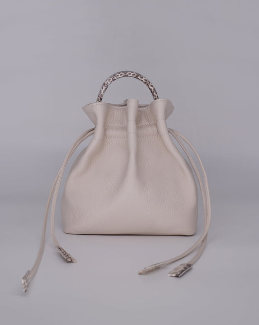 Cloelia Bag - Edition in WHITE POWDER