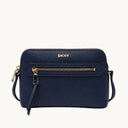 DKNY - Bryant Ave Leather Crossbody Bag Navy
