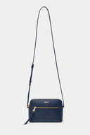 DKNY - Bryant Ave Leather Crossbody Bag Navy