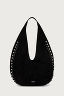 DKNY - Prince Hobos Shoulder Bag Black Silver