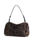 DKNY - Remy Shoulder Bag Leopard Faux Fur