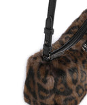 DKNY - Remy Shoulder Bag Leopard Faux Fur