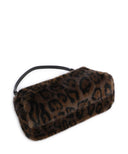 DKNY - Remy Shoulder Bag Leopard Faux Fur
