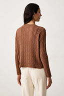 DKNY - Cable Knit Sweater Caramel