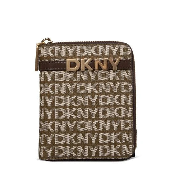 DKNY - Avril SM Zip Around Wallet Chocolate