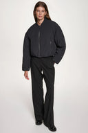 DKNY - Matte Nylon Bomber Style Jacket