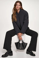 DKNY - Matte Nylon Bomber Style Jacket