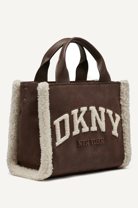 DKNY - Hadlee Tote Handbag Chocolate Sheep SMALL
