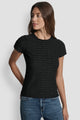 DKNY - Logo Jacquard Short Sleeve Crew Neck Tee Black