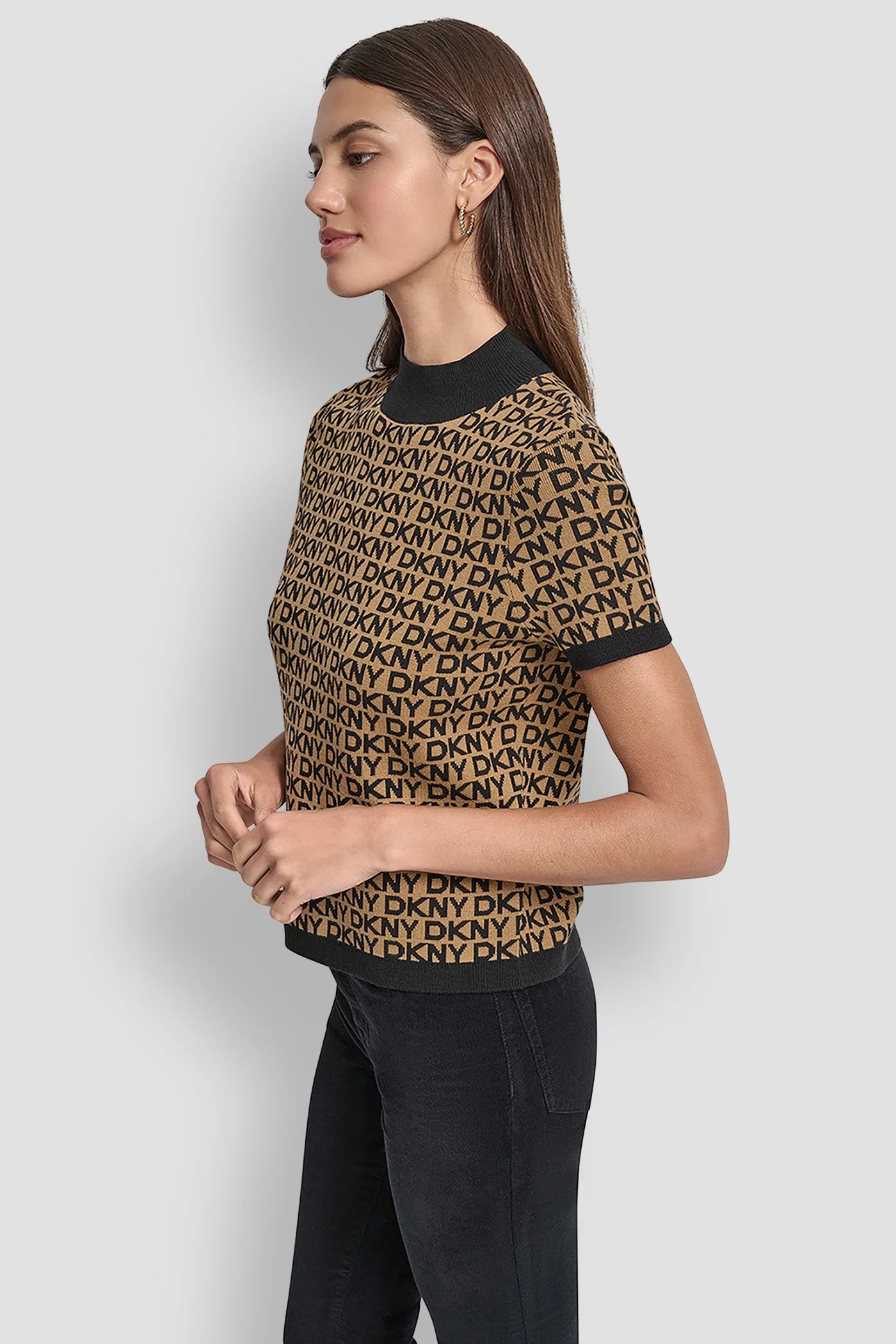 DKNY - Logo Jacquard Top