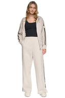 DKNY - High Rise Straight Leg Track Pants Cortado