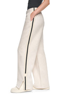 DKNY - High Rise Straight Leg Track Pants Cortado