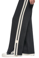 DKNY - High Rise Straight Leg Track Pants Black