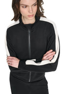 DKNY - Side Stripe Full Zip Jacket Black