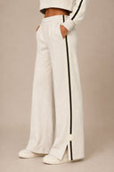 DKNY - High Rise Straight Leg Track Pants Cortado