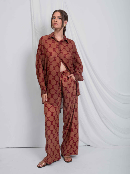 CAPETANISSA - Erma P Shirt Bordeaux