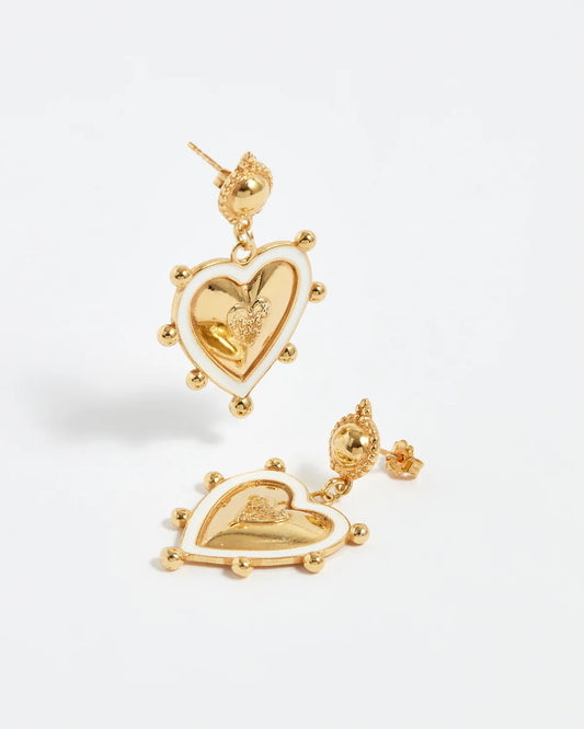 Sicilian Heart Earrings