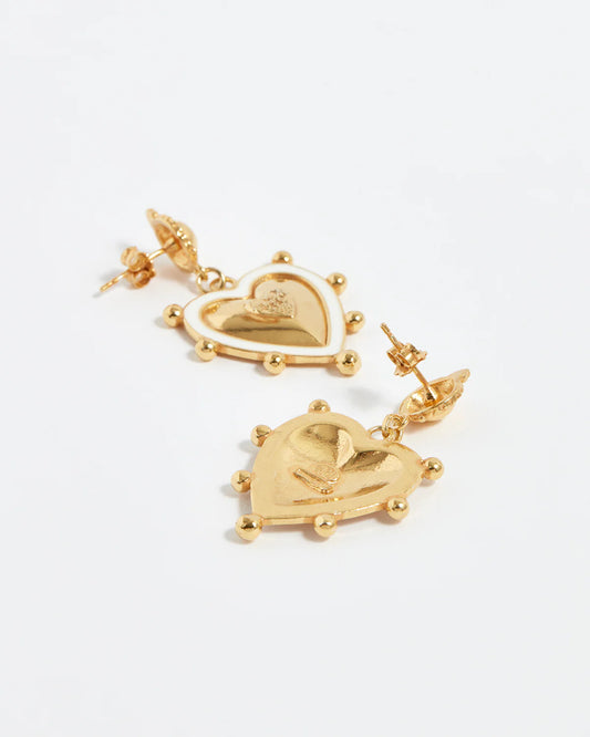 Sicilian Heart Earrings