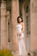 FIVE PM - Eve Strapless Butter Yellow Dress