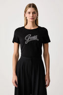 GUESS - Embroidery Logo T-Shirt Black