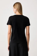 GUESS - Embroidery Logo T-Shirt Black