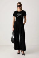 GUESS - Embroidery Logo T-Shirt Black