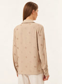 GUESS - Flore Logo Shirt Beige