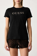GUESS - Leopard Logo T-Shirt Black
