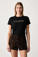 GUESS - Leopard Logo T-Shirt Black