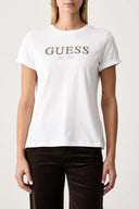 GUESS - Leopard Logo T-Shirt White