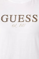 GUESS - Leopard Logo T-Shirt White