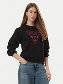 GUESS - Triangle Sweatshirt Mini Studs Black