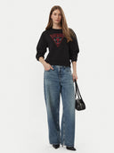 GUESS - Triangle Sweatshirt Mini Studs Black