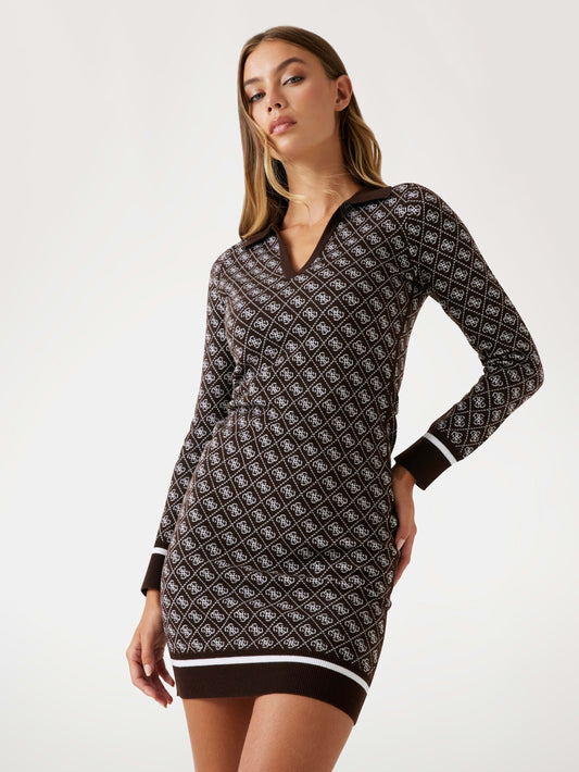 GUESS - Aubrey Dress Brown