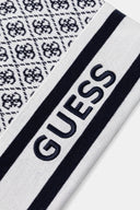 GUESS - Sevyn 4G Logo Beanie Cream Blue