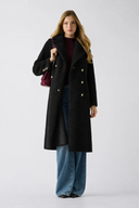 GUESS - Laila Faux Fur Bonded Coat Black