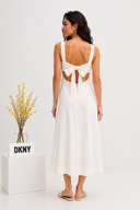 DKNY - Linen Sleeveless Dress Ivy