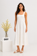 DKNY - Linen Sleeveless Dress Ivy