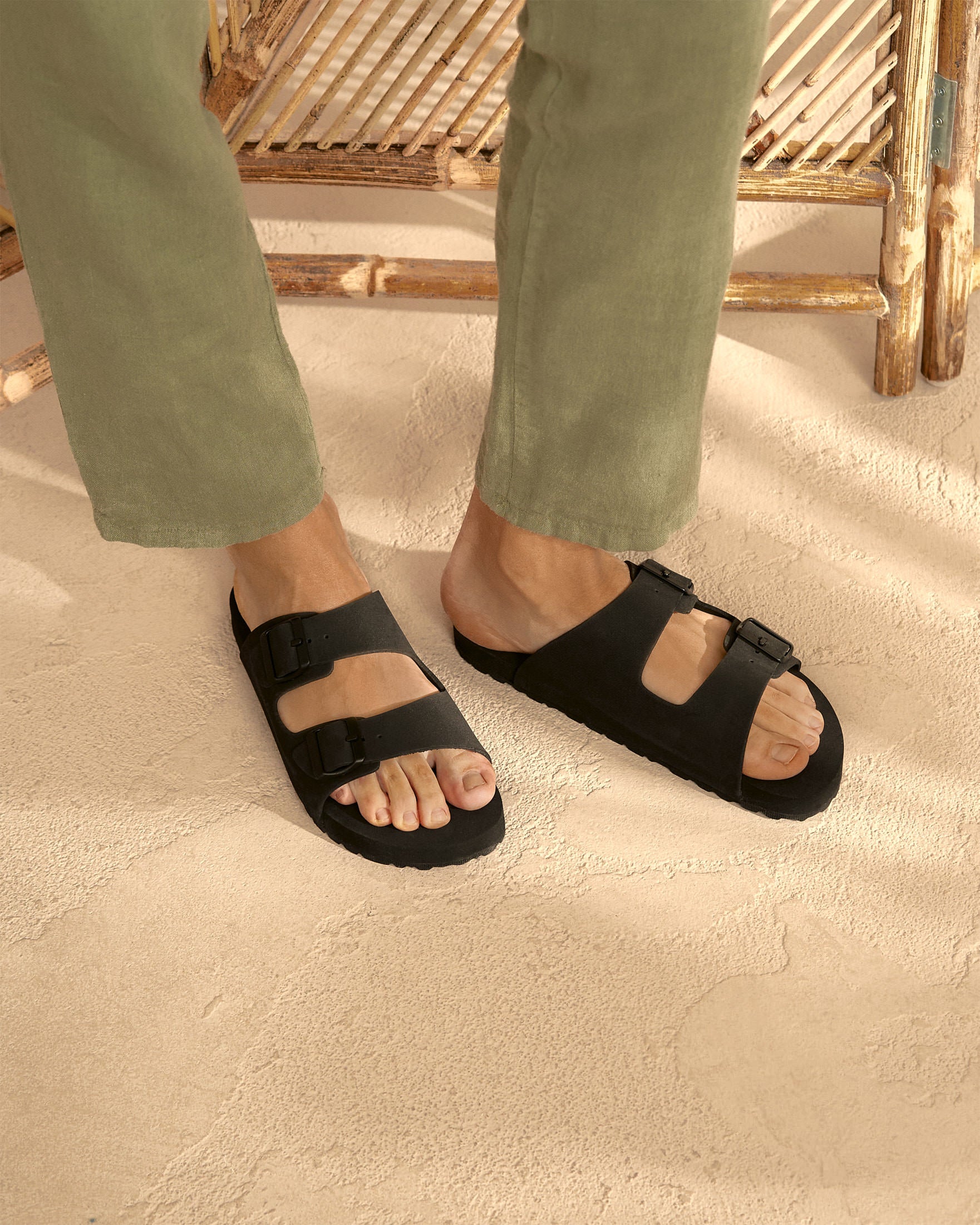 MANEBI - Eva Nordic Swim Sandals Men Black