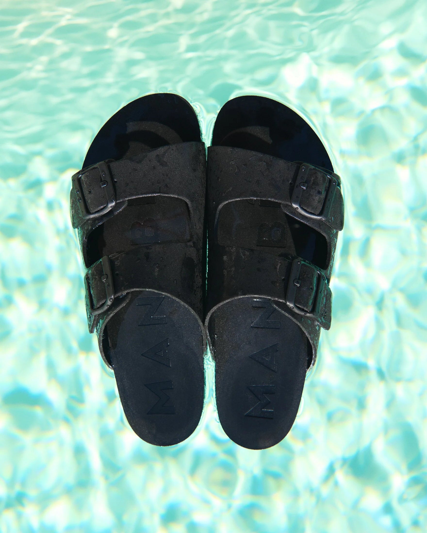 MANEBI - Eva Nordic Swim Sandals Men Black