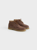MANEBI - Men Nabuk Low Boots Shoes Moka
